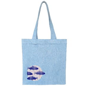 Cotten Totebag Blue Jean 5 | هیدورا